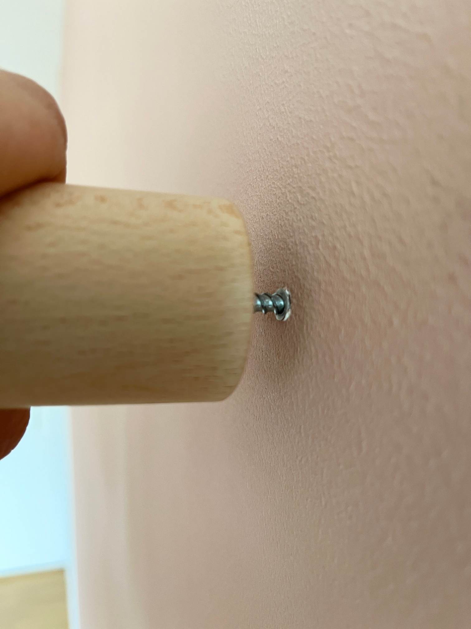 Rolè | Wandhalterung Holz natur zur Anbindung von DIY Pendelleuchten Hängelampen Wandlampe