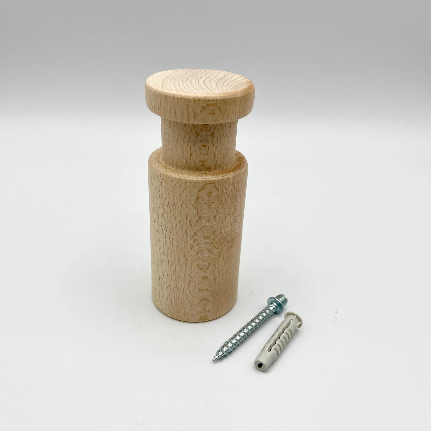 Rolè | Wandhalterung Holz natur zur Anbindung von DIY Pendelleuchten Hängelampen Wandlampe