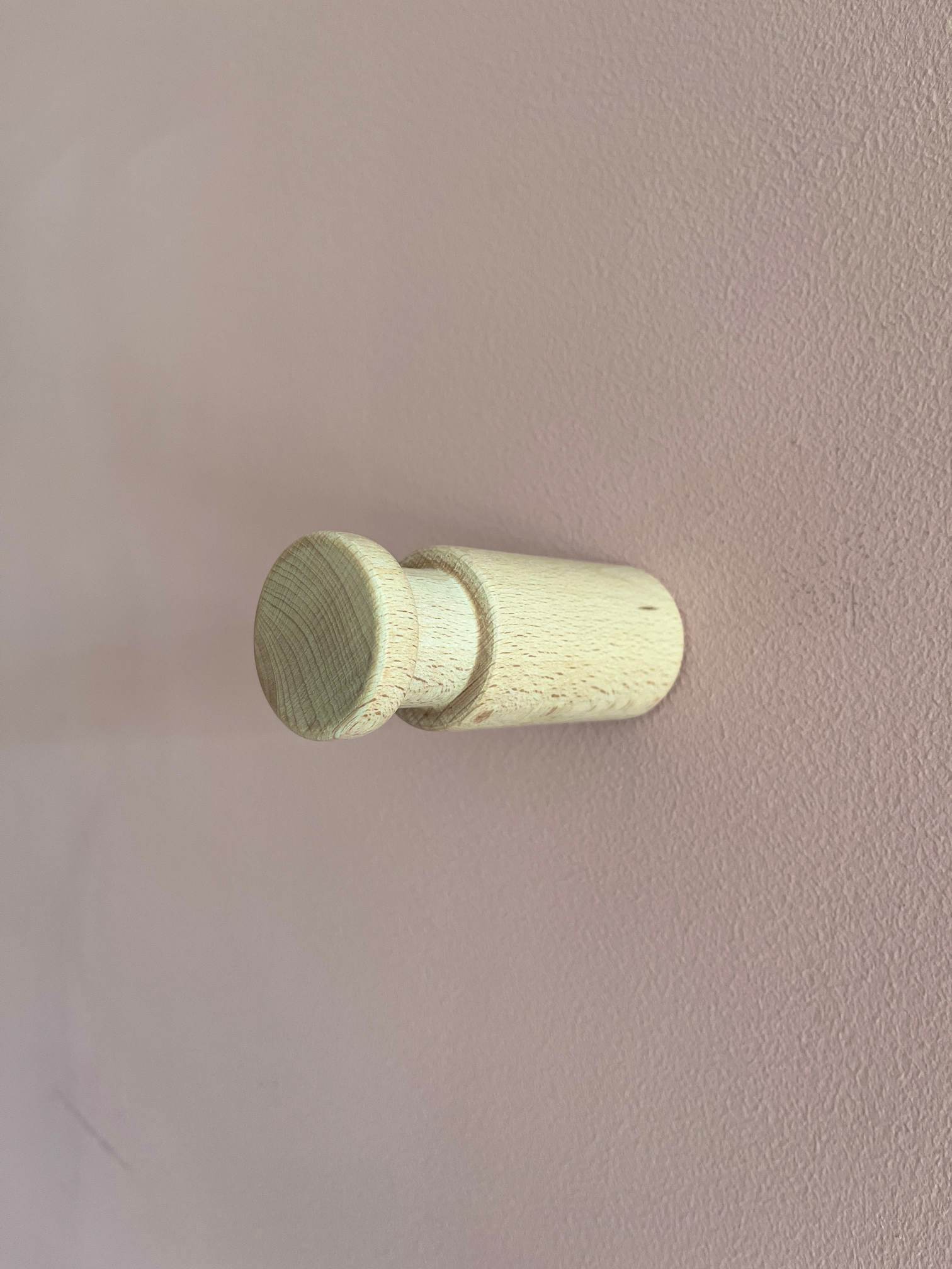 Rolè | Wandhalterung Holz natur zur Anbindung von DIY Pendelleuchten Hängelampen Wandlampe